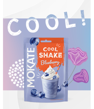 SHAKE COOL MOKATE 54G*7 BLUEBERRY FL.