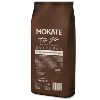 CAPPUCCINO MOKATE TO GO KARMEL & WANILIA VENDING 1 KG
