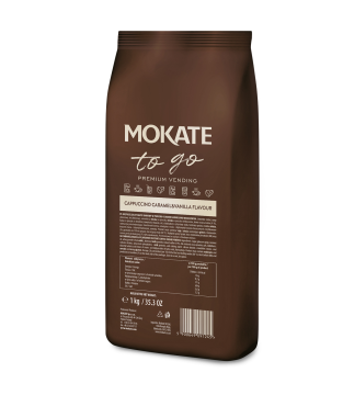 CAPPUCCINO MOKATE TO GO KARMEL & WANILIA VENDING 1 KG