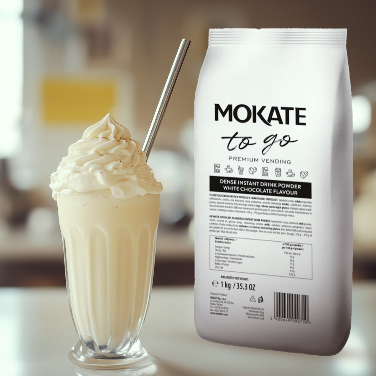 1KG TO GO WHITE CHOCOLATE-FLAVOURED THICK DRINK