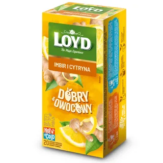HERBATKA DOBRY OWOCOWY IMBIR & CYTRYNA 20x2,5g