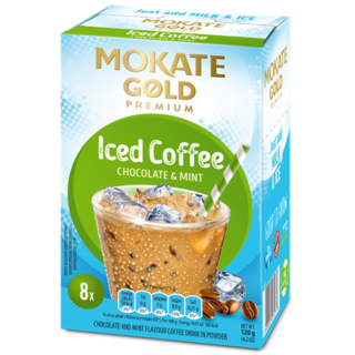 Kawa mrożona Mokate Gold Iced Coffee o smaku czekolady i mięty 120 g