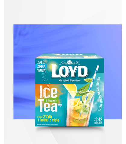 Ice Tea Loyd Cytryna, Limonka i Mięta 12 torebek