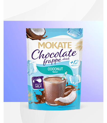 Mokate Chocolate Frappe Drink Kokos