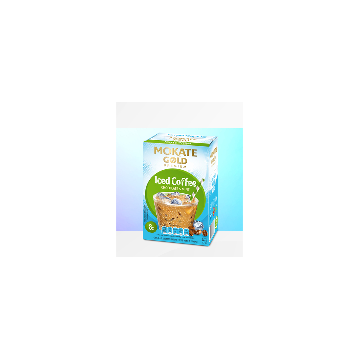 Kawa mrożona Mokate Gold Iced Coffee o smaku czekolady i mięty 120 g