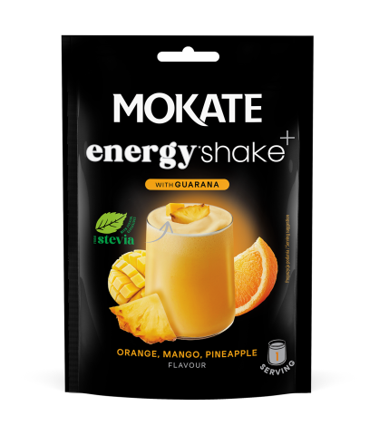 MOKATE SHAKE ENERGY 27G POMARAŃCZA MANGO ANANAS