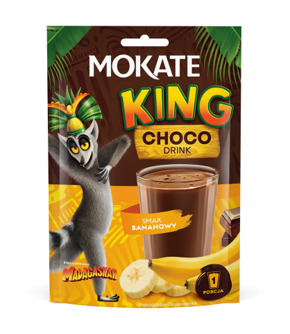 NAPÓJ CZEKOLADOWY KING CHOCO 27G O SMAKU BANANOWYM