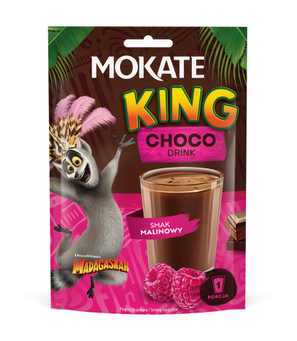 NAPÓJ CZEKOLADOWY MOKATE KING CHOCO 27G MALINA