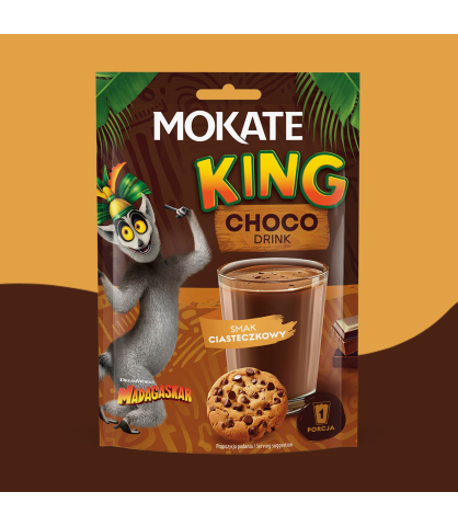 NAPÓJ CZEKOLADOWY MOKATE KING CHOCO 27G CIASTECZKO