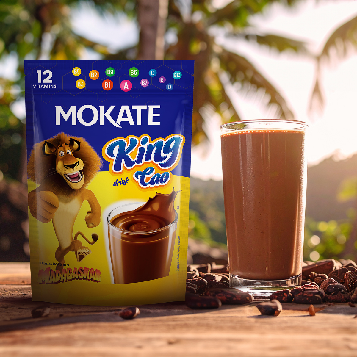 Mokate King Cao Drink 150g Kakao Dodatek Witamin