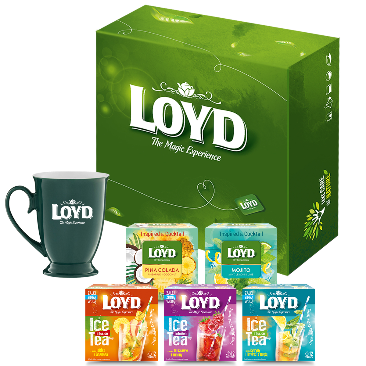 Limitowany zestaw herbaciany Magic BOX LOYD Mojito Pina Colada