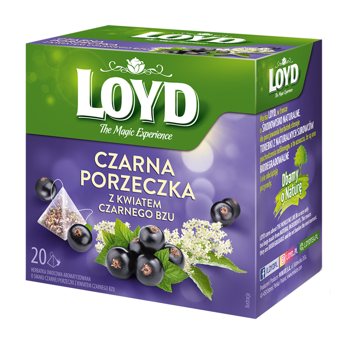 Zestaw 8 smaków piramidek owocowych LOYD