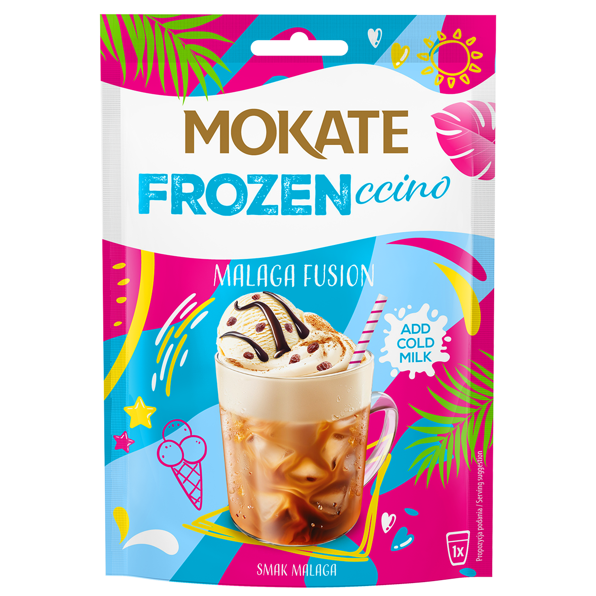 Mega Paka - 3 smaki Frozenccino - Choco-nut, Malaga, Pistacja - 21 saszetek