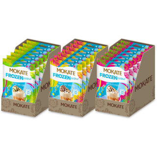 Mega Paka - 3 smaki Frozenccino - Choco-nut, Malaga, Pistacja - 21 saszetek