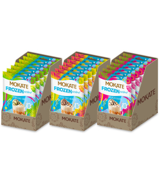 Mega Paka - 3 smaki Frozenccino - Choco-nut, Malaga, Pistacja - 21 saszetek