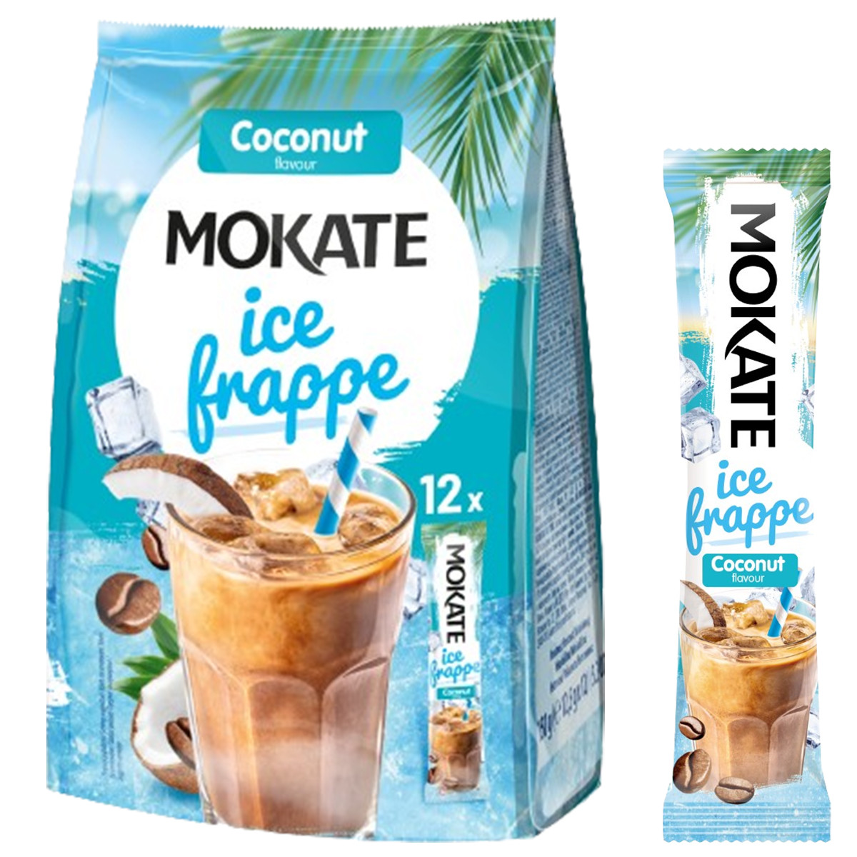 Mix produktów na zimno 3x Smaki Frappe, 6x saszetka Frozenccino 3 smaki SZKLANKA GRATIS