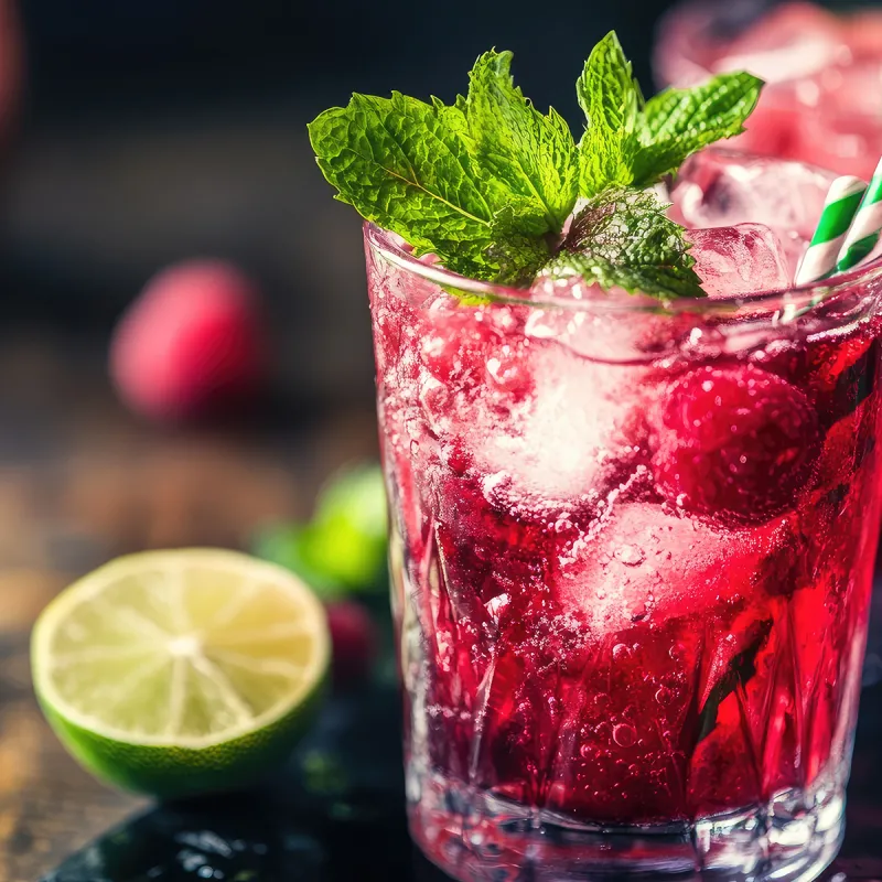 Taniej! 7 sztuk Lemoniada Mohito Malinowe 40G Zestaw Taniej! 7 sztuk Lemoniada Mohito Malinowe 40G Zestaw