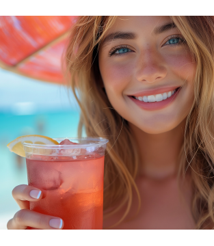 Taniej! 7 sztuk Lemoniada Mohito Malinowe 40G Zestaw