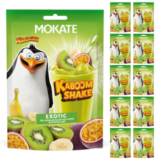 10 sztuk NAPÓJ W PROSZKU KABOOM SHAKE MOKATE 30G EXOTIC CUKIER STRZELAJACY