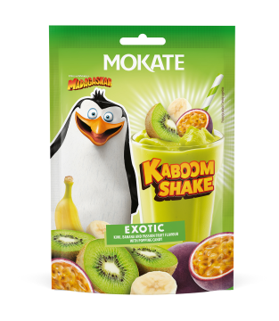 10 sztuk NAPÓJ W PROSZKU KABOOM SHAKE MOKATE 30G EXOTIC CUKIER STRZELAJACY