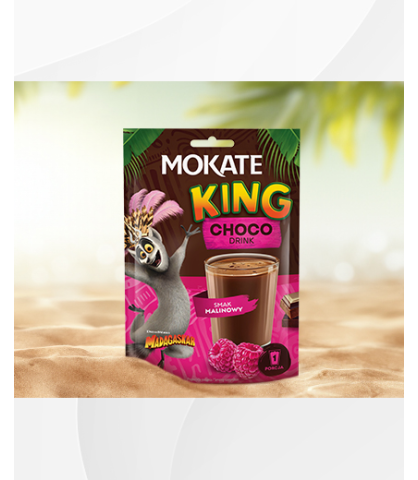 NAPÓJ CZEKOLADOWY MOKATE KING CHOCO 27G MALINA