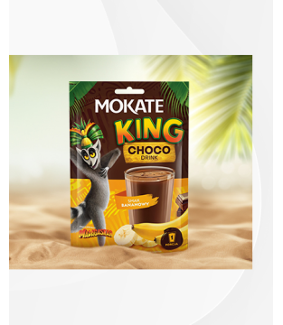 NAPÓJ CZEKOLADOWY KING CHOCO 27G O SMAKU BANANOWYM