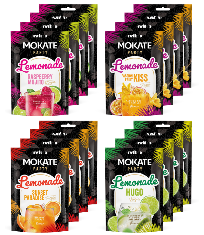 Lemoniada Party - 4 smaki Mix 4x4 W zestawie taniej