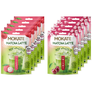 Liczi Wiśnia Matcha 10 saszetek mix smaków
