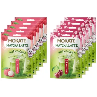 Liczi Wiśnia Matcha 10 saszetek mix smaków – kup w oficjalnym sklepie Mokate | Mokate Sklep