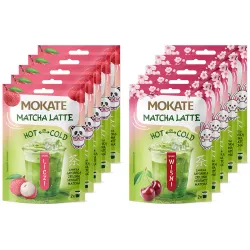 Lychee, Cherry and Matcha – 10 sachets, mixed flavours