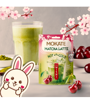 Pełne opakowanie Matcha Wiśnia 7 saszetek