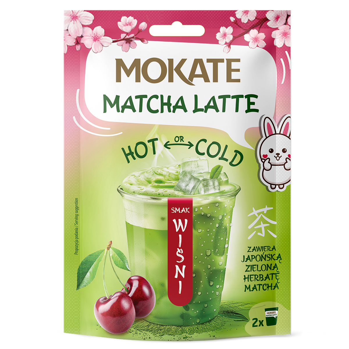 Pełne opakowanie Matcha Wiśnia 7 saszetek