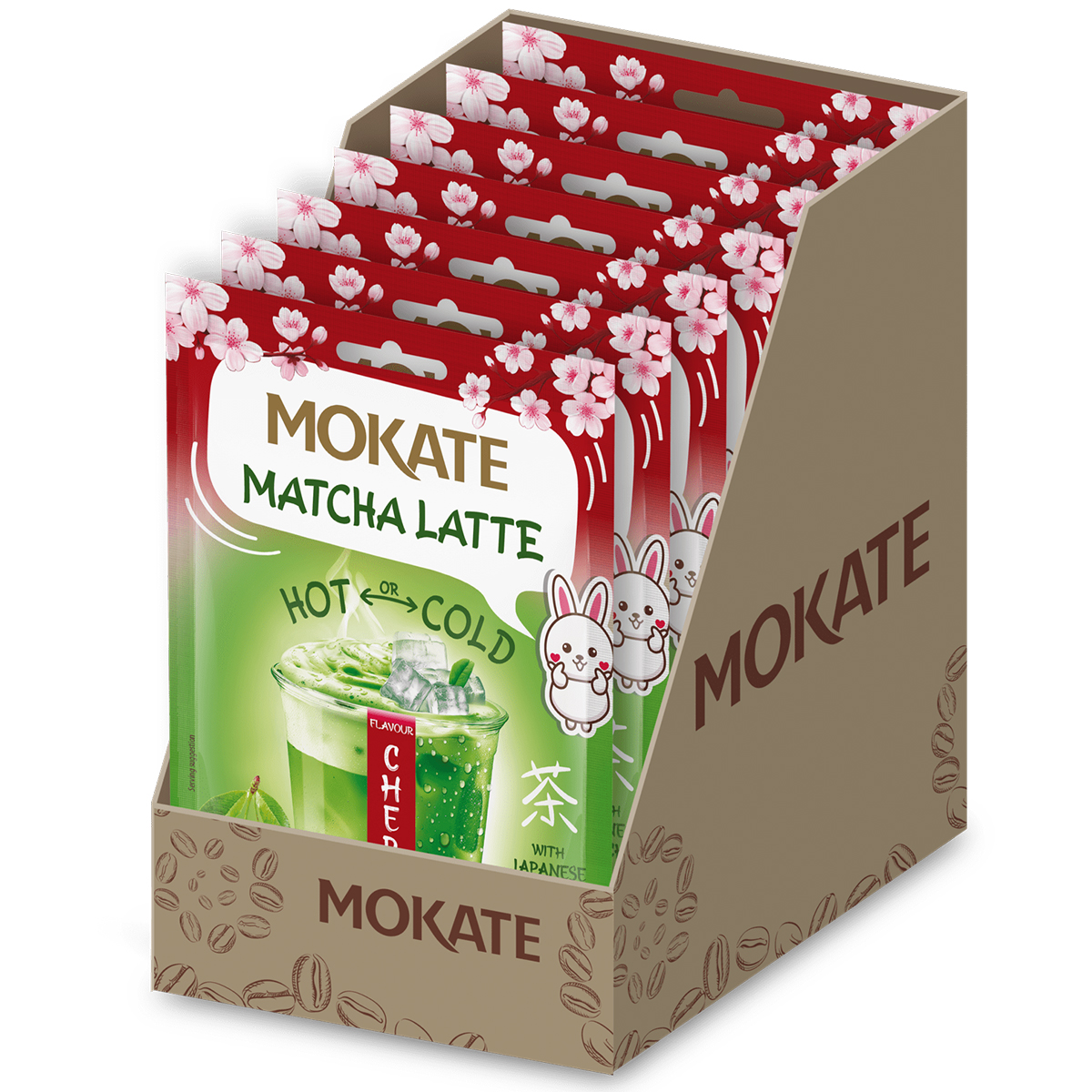 Pełne opakowanie Matcha Wiśnia 7 saszetek