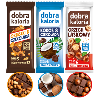 Znany smak Dobry Skład - 3 batony Dobra Kaloria