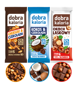 Znany smak Dobry Skład - 3 batony Dobra Kaloria