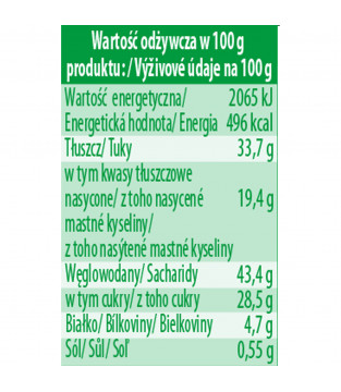 Mega Paka 36 sztuk Wafelek Hi Easy Orzech