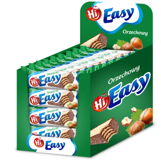 Mega Paka 36 sztuk Wafelek Hi Easy Orzech