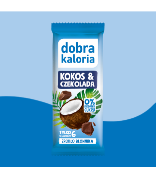 Baton kokos & czekolada 33g Dobra Kaloria