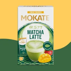 Mix Matcha Zestaw 3xLatte Matcha Mango, Truskawka, Klasyczne + 2xWiśnia, 2xLiczi | Mokate Sklep