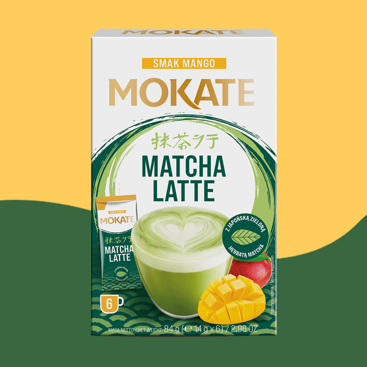 Mix Matcha Zestaw 3xLatte Matcha Mango, Truskawka, Klasyczne + 2xWiśnia, 2xLiczi