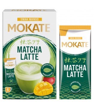 Mix Matcha Zestaw 3xLatte Matcha Mango, Truskawka, Klasyczne + 2xWiśnia, 2xLiczi