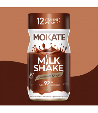 Mix Smaków Shake 6 Sztuk 2x500g Czekolada Truskawka Banan 4x54g