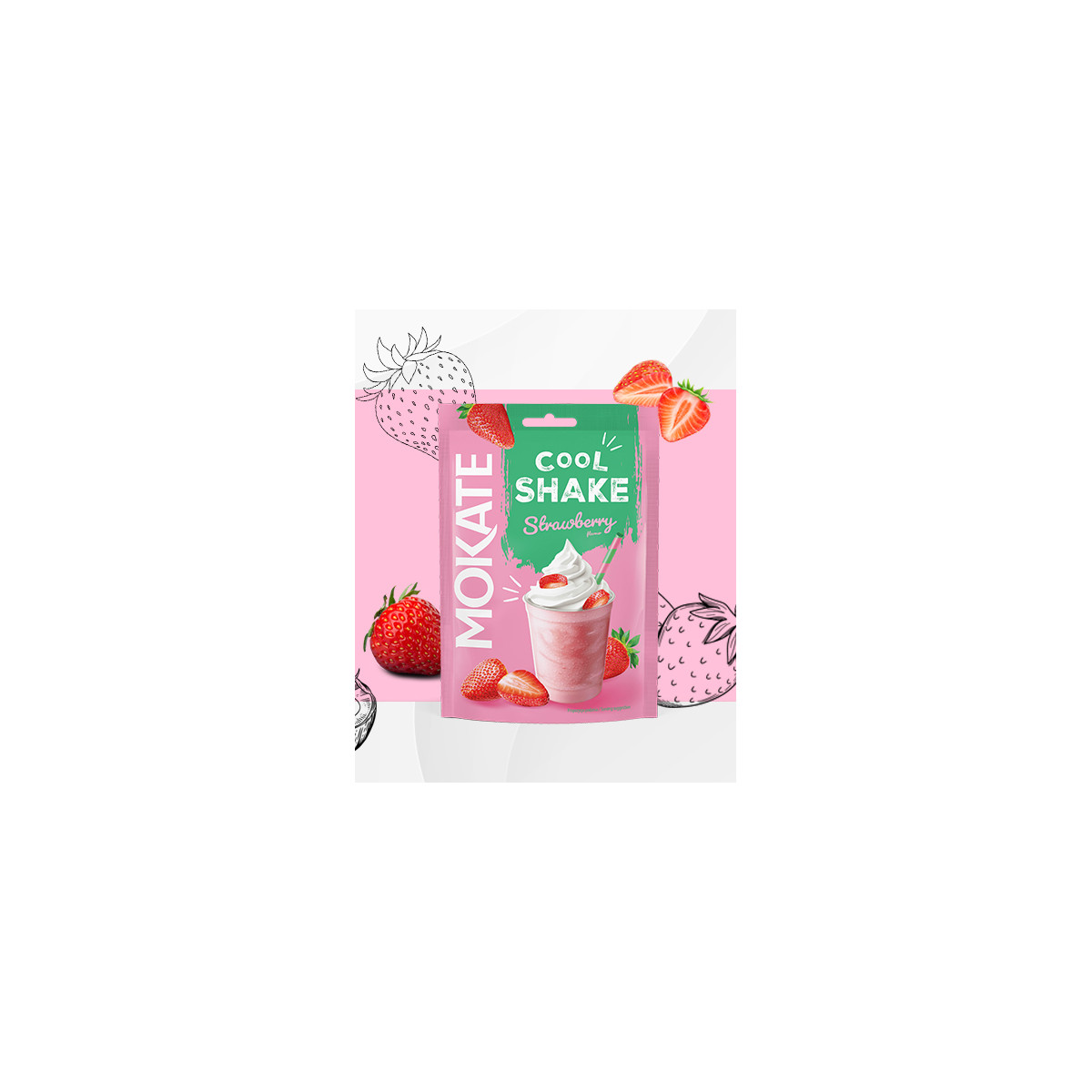 Mix Smaków Shake 6 Sztuk 2x500g Czekolada Truskawka Banan 4x54g