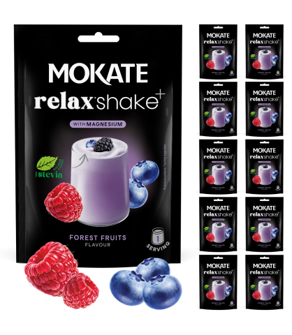 SHAKE RELAX 10 SZTUK CAŁE OPAKOWANIE OWOCE LEŚNE