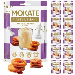10 Sztuk Master Shake Karmelowe Ciasteczko 10x30 – kup w oficjalnym sklepie Mokate | Mokate Sklep