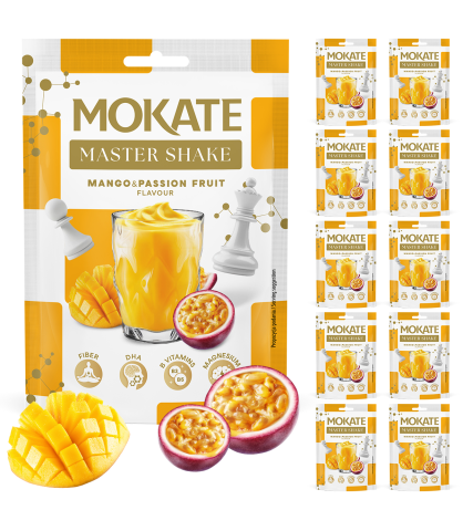 10 SZTUK MOKATE MASTER SHAKE MANGO 10X30