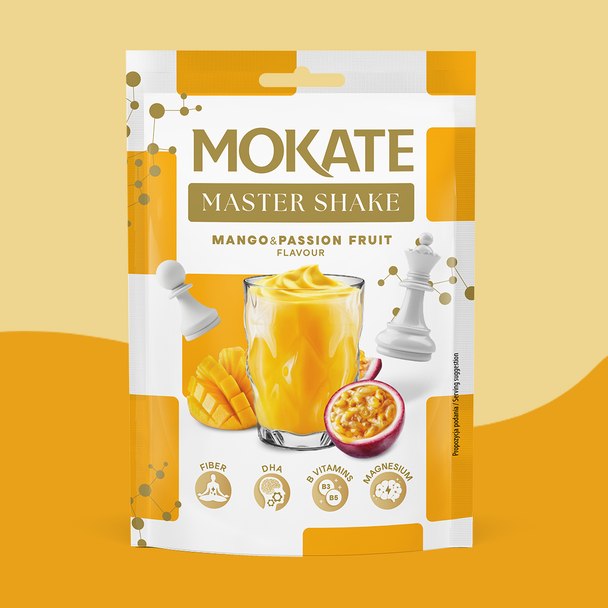 10 PACK OF MOKATE MASTER SHAKE MANGO 10X30