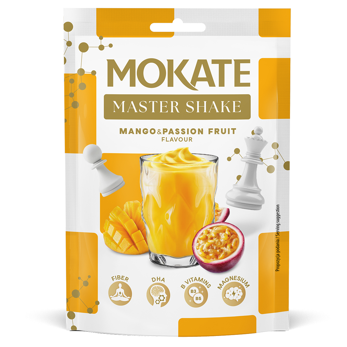 10 PACK OF MOKATE MASTER SHAKE MANGO 10X30