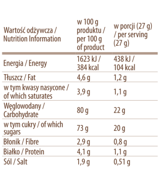 ZESTAW 10 SZTUK NAPÓJ CZEKOLADOWY BANANOWY 10X27G