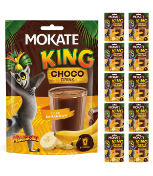 ZESTAW 10 SZTUK NAPÓJ CZEKOLADOWY BANANOWY 10X27G